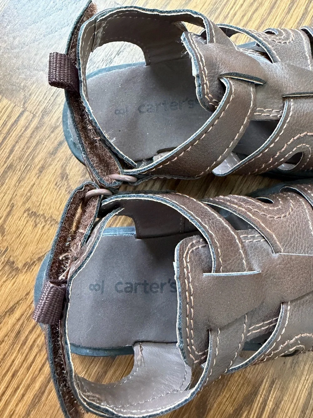 Carter’s Brown Sandals, toddler size 8